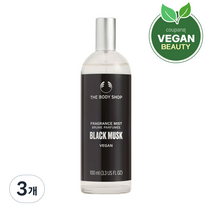 더바디샵 블랙 머스크 후레그런스 미스트 머스크향, 100ml, 3개