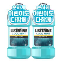 리스테린 쿨민트 마일드 구강청결제, 750ml, 2개