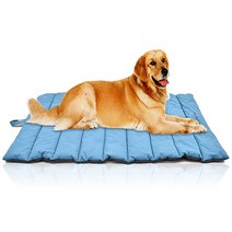 딩동펫 반려동물 캠핑 방수쿠션, 블루