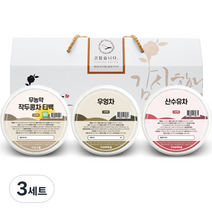 단심 건강차 3종 선물세트, 작두콩차 10p + 우엉차 10p + 산수유차 10p, 3세트