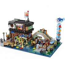 LOZ 미니블럭 일본 피쉬마켓, 혼합색상