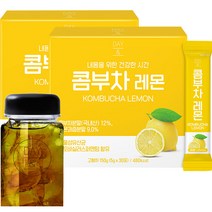 데이앤 콤부차 레몬 5g x 30p 2개 + 트라이탄 보틀, 1세트, 1세트