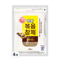 오뚜기 옛날 볶음참깨, 500g, 4개