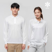 캐럿 남녀공용 기능성 퀵드라이 쿨링 카라 긴팔 티셔츠