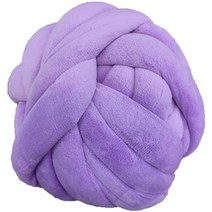 알로데 벨벳 자이언트얀 DIY 빅 망고 뜨개실 250g, 1개, 11 딥퍼플