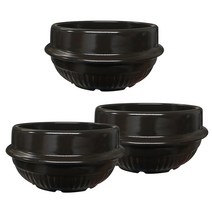 해피정코리아 진뚝배기 직화찌개솥 해장기A 3호, 3개, 3호(지름 138mm)