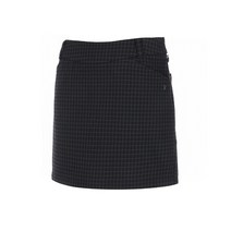 볼빅 여성용 골프 사각패턴 플레어 큐롯 스커트 VLCUL914