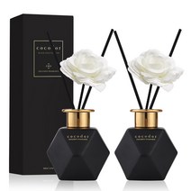 코코도르 블랙골드 에디션 디퓨저 200ml x 2개 + 비누꽃 스틱 2개, 리틀포레스트