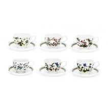 포트메리온 보타닉가든 신형 T형 커피잔 6p + 받침 6p, 람덤발송, 1세트