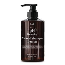 프레티 약산성 내추럴 샴푸 레몬, 1개, 500ml