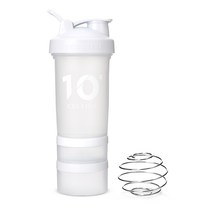 10도씨 블렌딩 보틀 링크 쉐이커, 화이트, 450ml