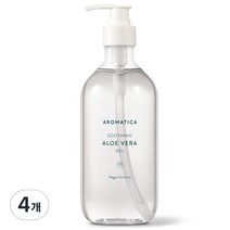 아로마티카 수딩 알로에 베라 젤, 500ml, 4개
