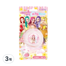 리틀블링 시크릿쥬쥬 별의여신 슈크림 어린이 블러셔 2g, 슈크림핑크, 3개