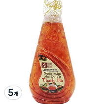 탄하 반세오 월남쌈 분짜 짜조 소스 페트, 250ml, 5개