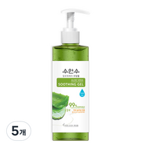 에네스티 알로에베라 수딩젤 펌프형, 400ml, 5개
