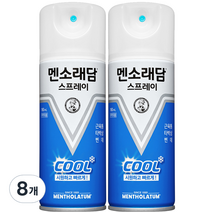 멘소래담 쿨 스프레이파스 에스 180ml, 1개입, 8개