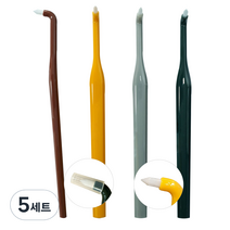구구케어 어금니 칫솔 일반모 4종 세트, 4개입, 5개