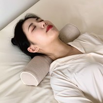 집콕 바이오비드폼 누비 베개, 베이지, 1개