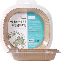 쿠킹 에어프라이어 종이호일 사각, 100매