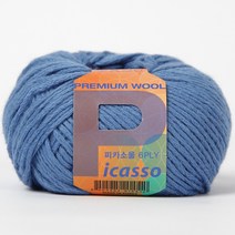 실바람 피카소울 6PLY 뜨개실, 36 (데님), 1개