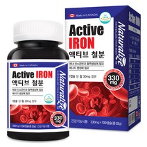 네추럴라이즈 액티브 철분, 100정, 1개