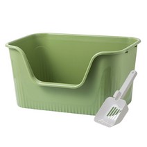 딩동펫 반려동물 바스켓 특대형 고양이 화장실, 그린