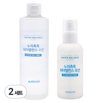 누리숲 누리촉촉 워터밸런스 스킨 대용량 320ml + 로션 160ml, 2세트