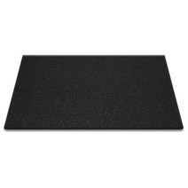 순수 코일 현관매트 120 x 150 cm 두께 12mm, 올블랙, 1개