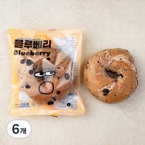 온베이글 블루베리 베이글, 120g, 6개