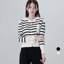 어썸어라운드 여성용 단가라 포켓 니트 가디건