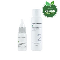 글로우몬스터 액티바 마데카소사이드 시카 솔루션 원액 30ml + 프로바이오틱스 브로콜리 발효 추출물 원액 100ml, 1세트