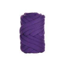 알로데 자이언트얀 DIY 빅 가방 쿠션 뜨개실 2.5cm 500g, 1개, 26 퍼플