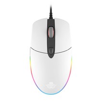앱코 해커 3327센서 RGB 게이밍 마우스, A200, 화이트