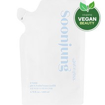에뛰드 순정 약산성 5.5 진정 토너 New 리필, 200ml, 1개