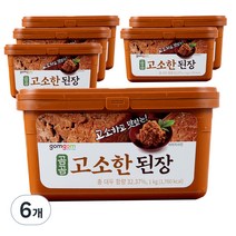 곰곰 고소한 된장, 1kg, 6개