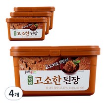 곰곰 고소한 된장, 1kg, 4개