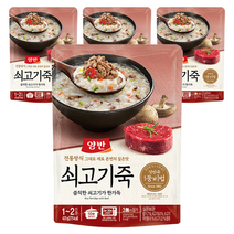 양반 쇠고기 즉석죽, 420g, 4개