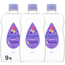 존슨즈 베드타임 베이비 오일, 500ml, 9개