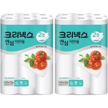 크리넥스 천연펄프 클래식 안심 키친타올 140매, 12롤, 2개