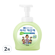 아이깨끗해 향균 거품 핸드솝 청포도, 490ml, 2개