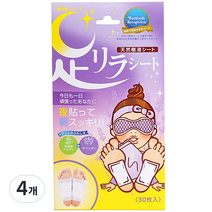 아시리라 풋 시트 릴랙스 발패치 라벤더향, 30매입, 4개