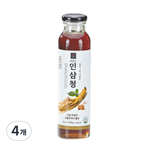 허니비푸드 꿀을그린사람들 인삼청, 400g, 4개, 4개