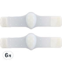 나음다름 실리콘 아치형 신발 교정 밴드 화이트, 6개