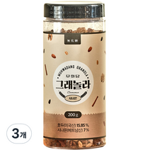 무화당 고단백 저당 그래놀라 시나몬, 200g, 3개
