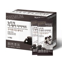 뉴트리디데이 다이어트 쿠키앤크림 체중조절 쉐이크, 25g, 14개입