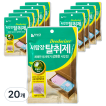 리빙굿 서랍장 탈취제 숲속향, 2g, 50개