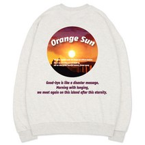 벤힛 Orange Sun 세미 오버핏 특양면 빅사이즈 맨투맨