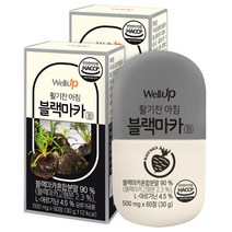 로엘 웰업 활기찬 아침 블랙마카정 L아르지닌 함유 4개월분, 60정, 30g, 2개
