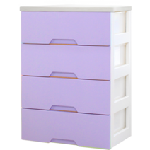 모던플러스 화이트 오크상판 서랍장, 바이올렛/보라