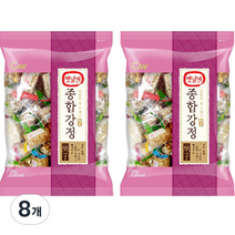 청우식품 종합강정, 350g, 8개
